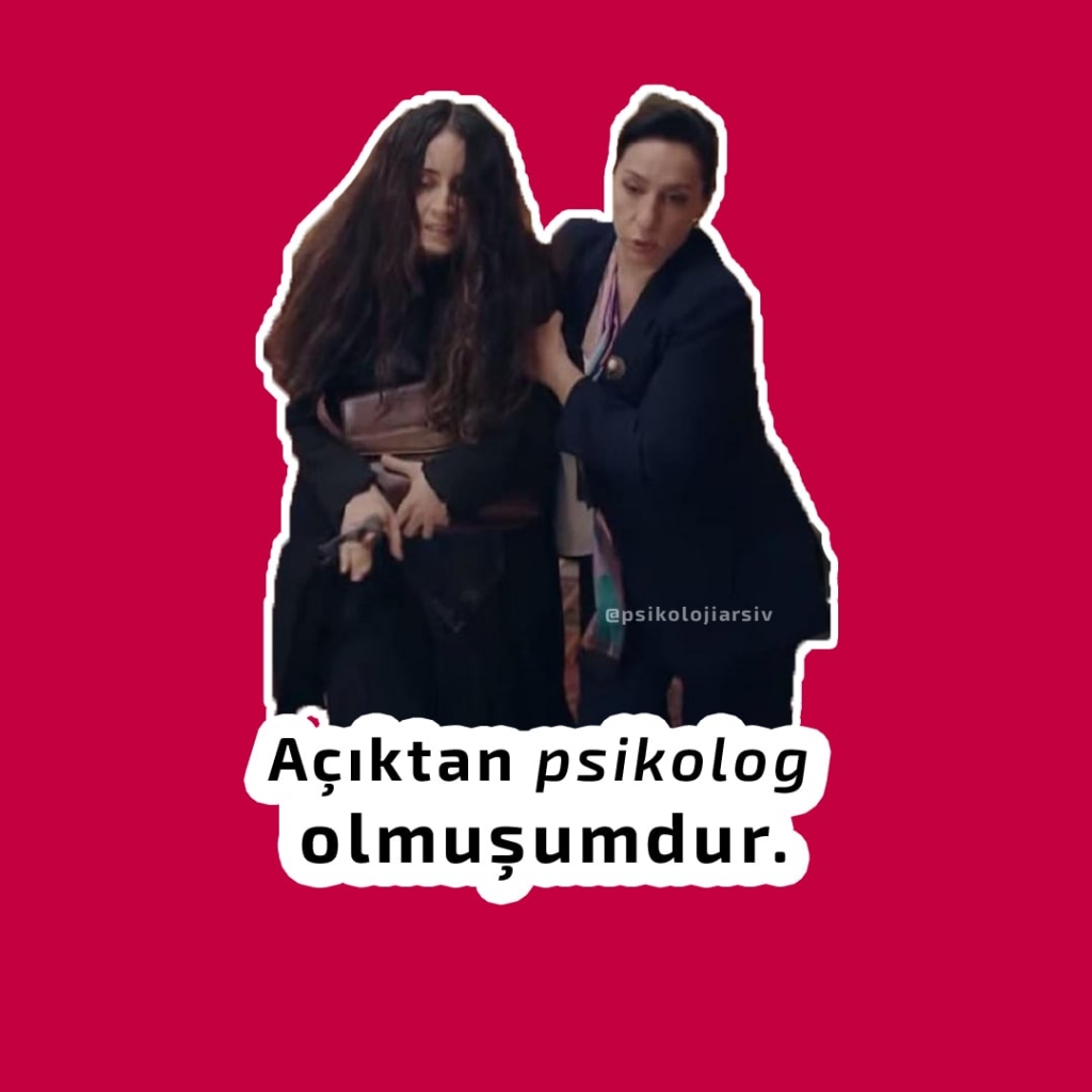 Açıköğretim Psikolog Sticker