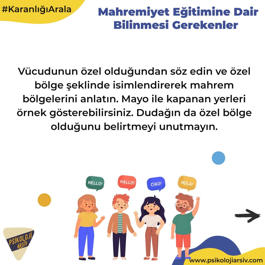 çocuklarda özel alan