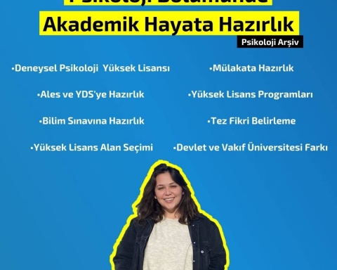 Psikoloji Bölümünde Akademik Hayata Hazırlık
