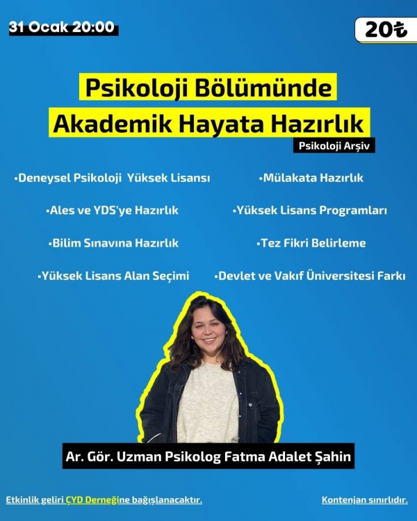 Psikoloji Bölümünde Akademik Hayata Hazırlık