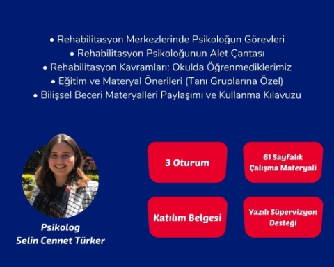 Rehabilitasyon Merkezi Psikolog Eğitimi