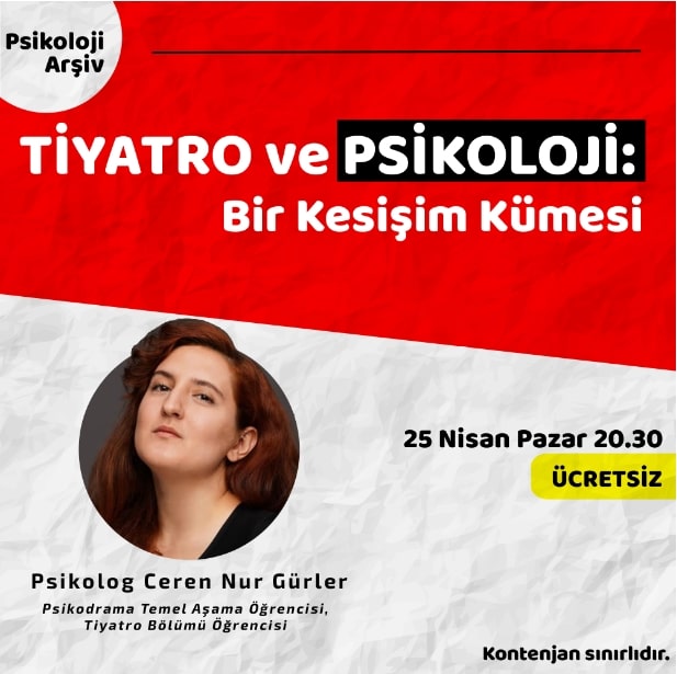 tiyatro ve psikoloji etkinliği