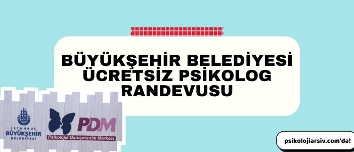belediye ücretsiz psikolog randevusu