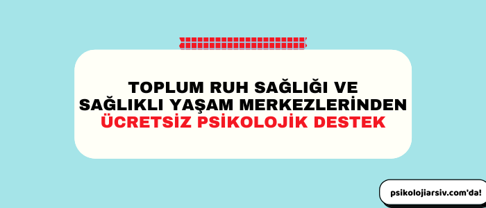 ücretsiz psikolojik destek