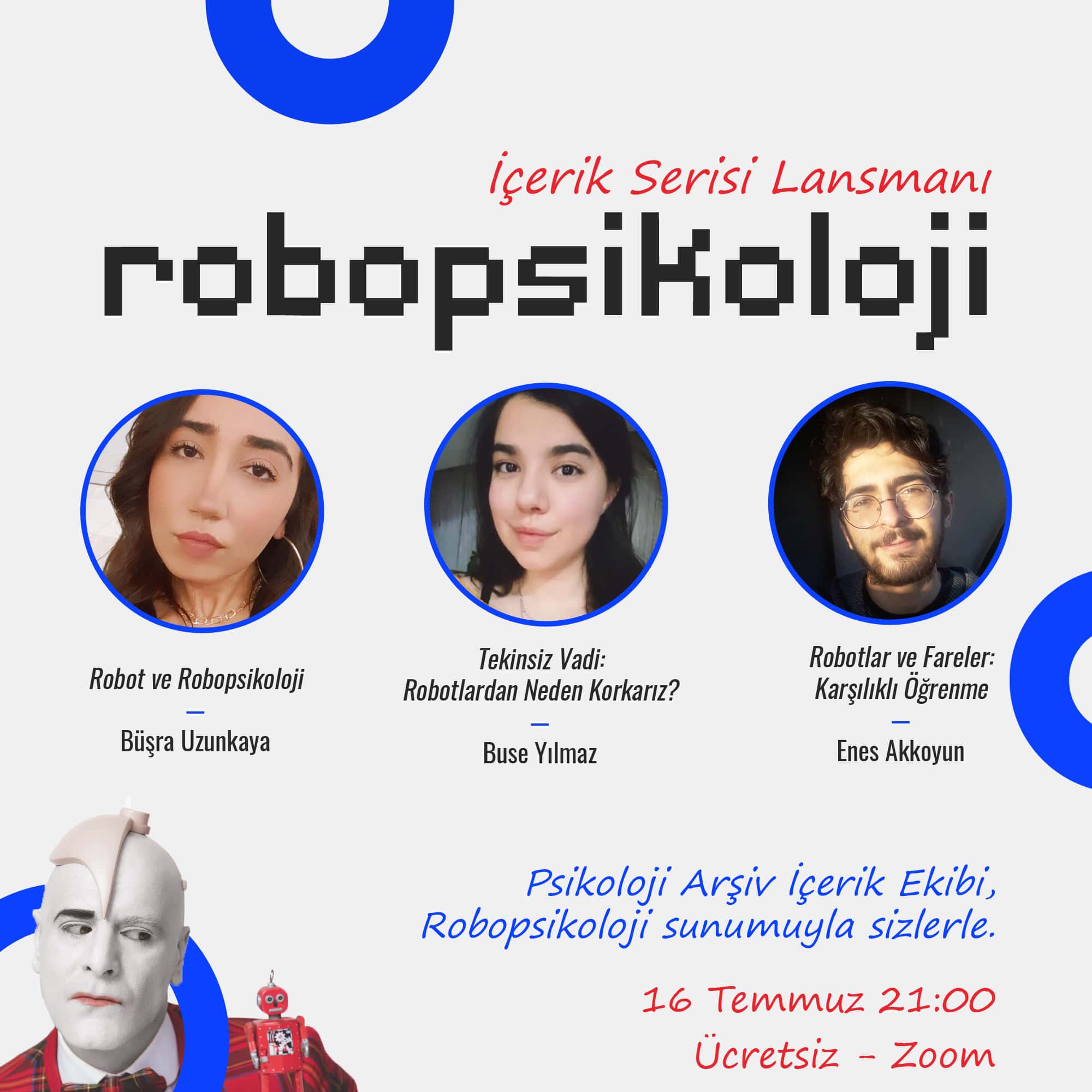 robopsikoloji etkinliği